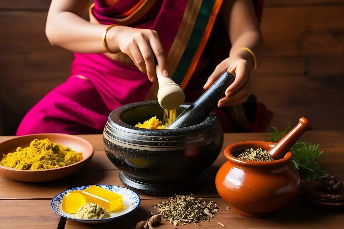 Ayurvedic herbs and oils