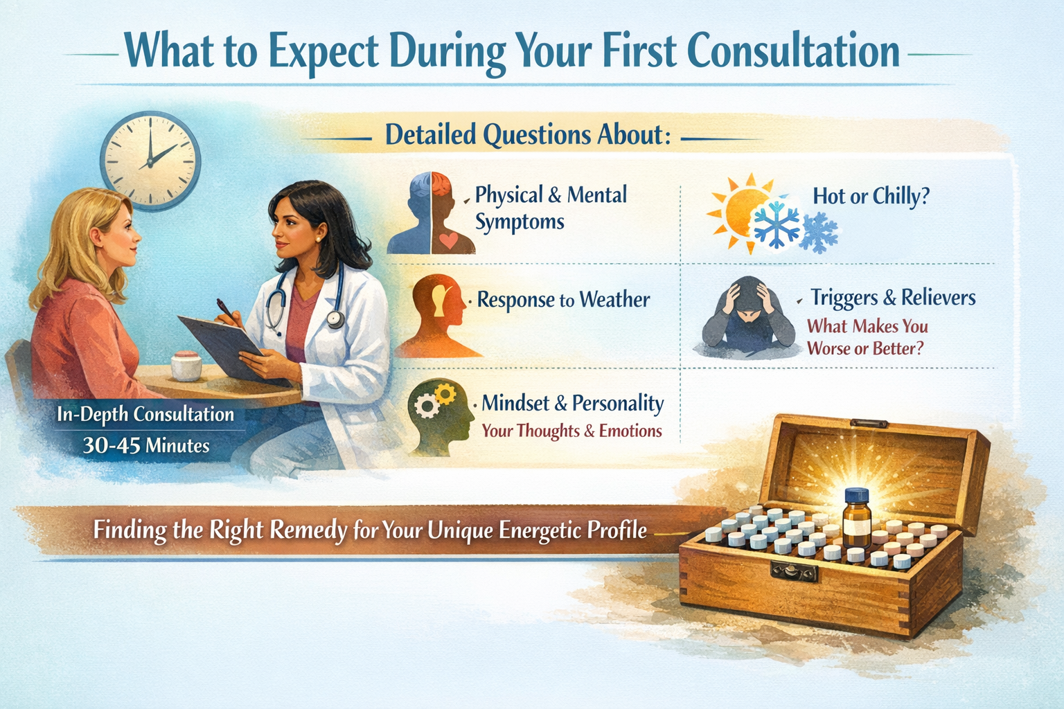 What to Expect During Your First Homeopathy Consultation