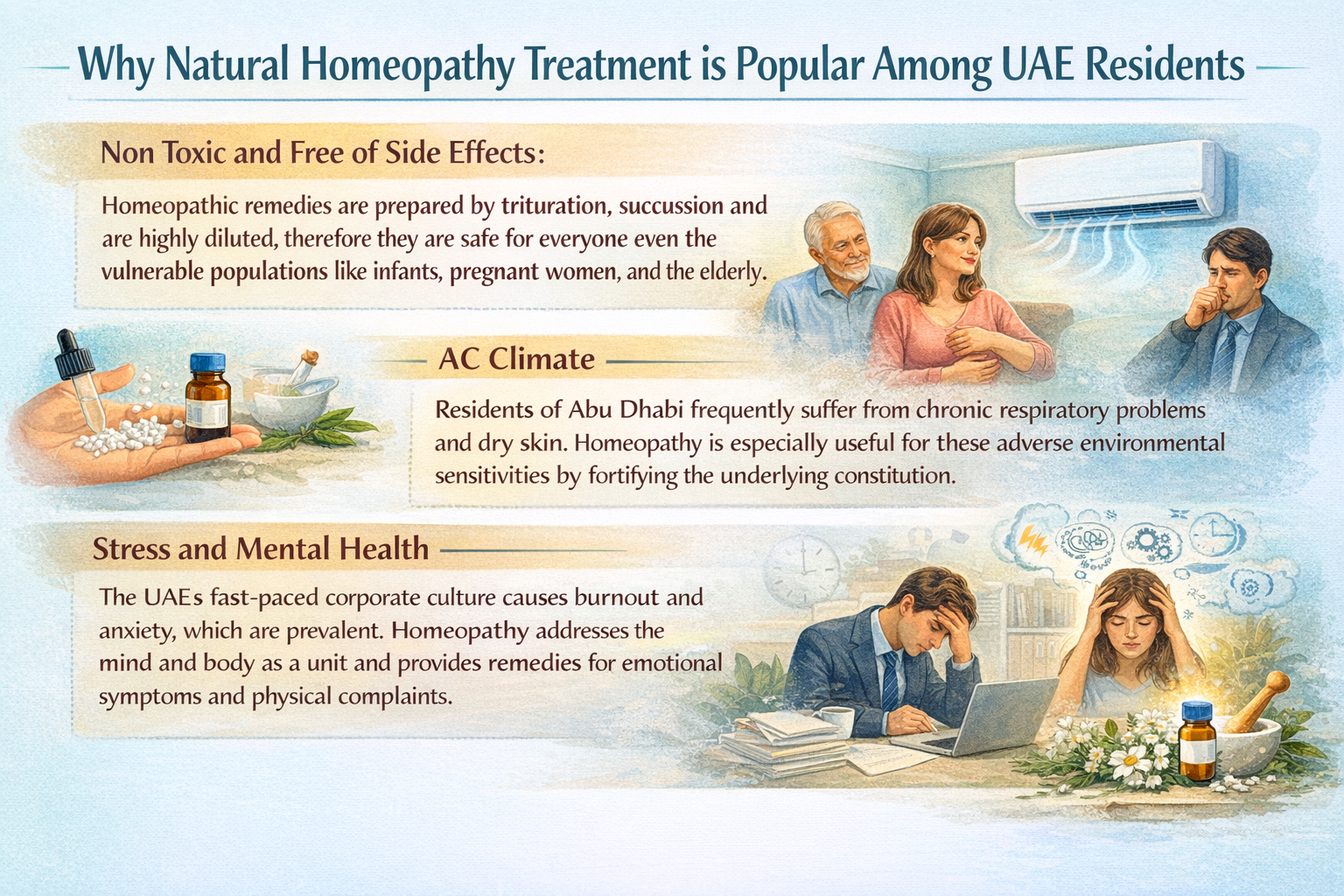 Why Natural Homeopathy Treatment is Popular Among UAE Residents