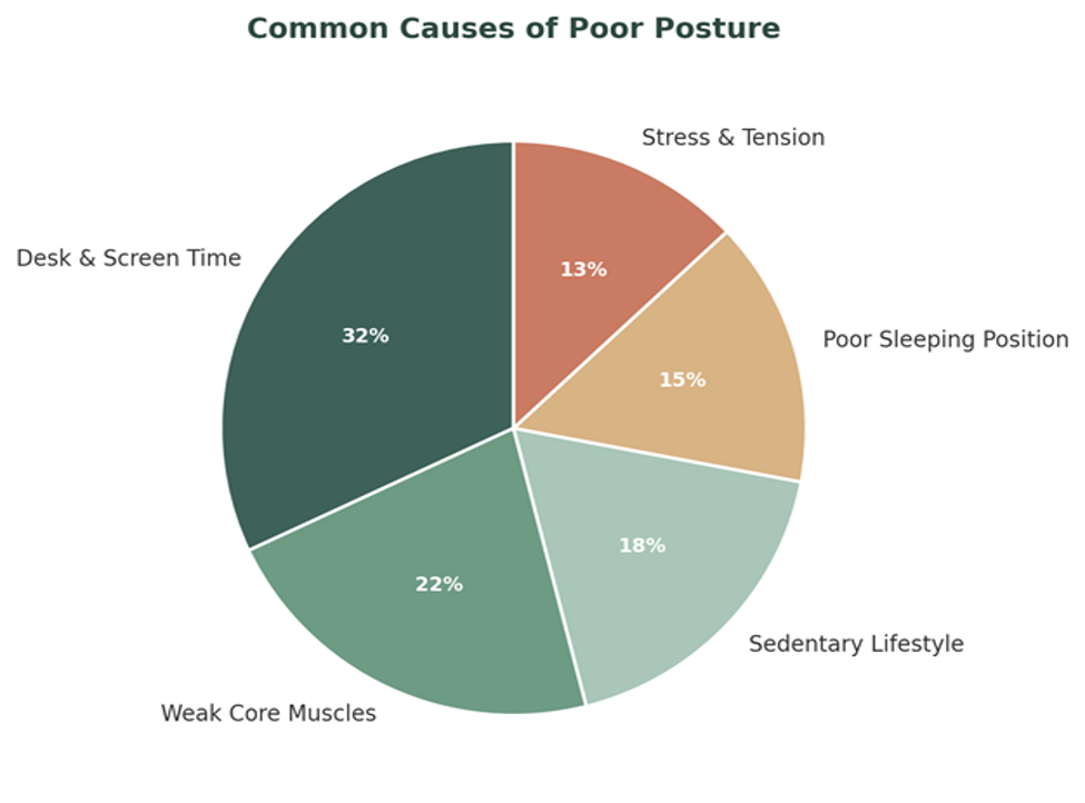 Common everyday causes behind poor posture